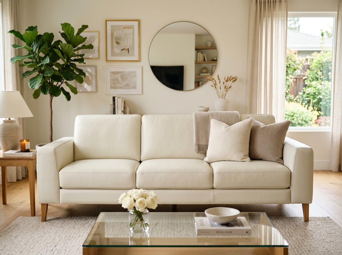 Ghế sofa da Ý sau khi bọc lại đẹp như mới