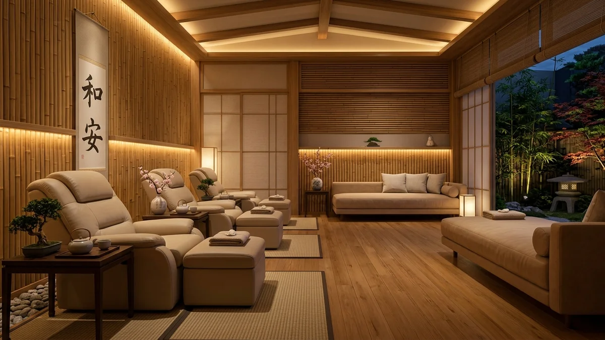Dịch vụ bọc ghế massage thư giãn và sofa sảnh đón spa thẩm mỹ viện cao cấp Bocghesofa.info