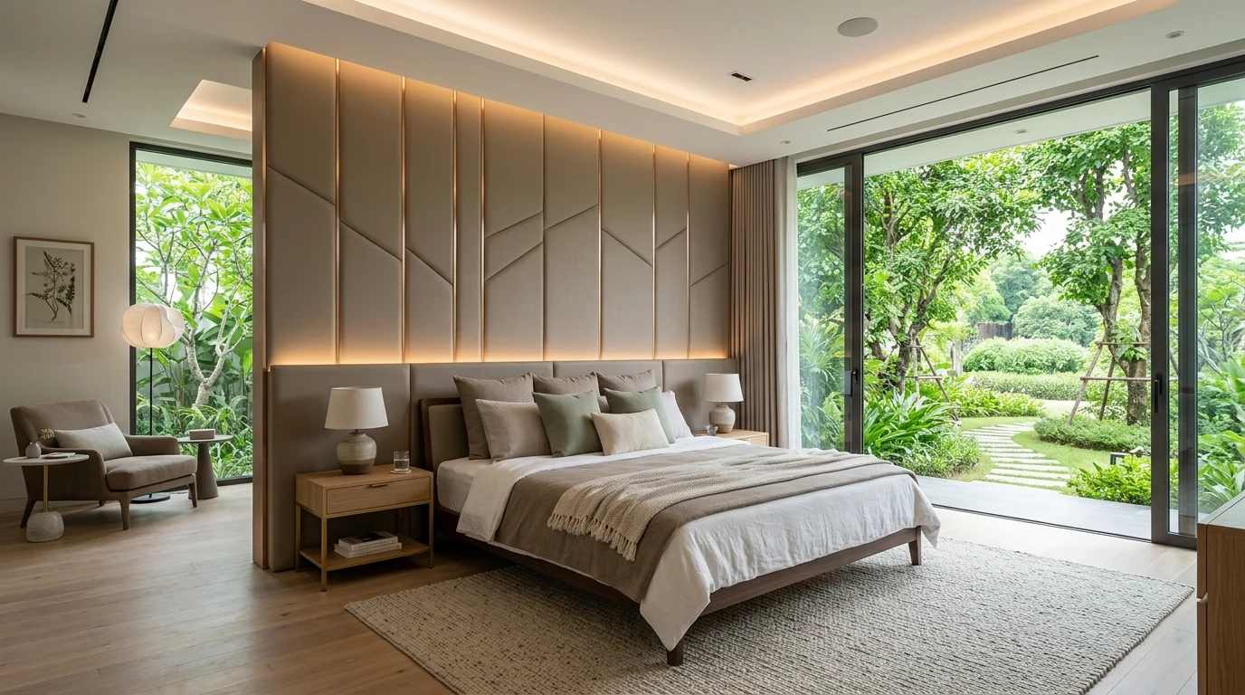 Vách Ốp Da Microfiber Ecopark
