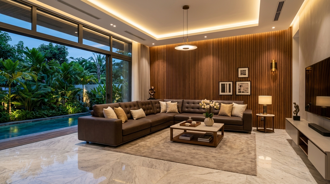 Bộ ghế sofa bọc lại thực tế hoàn thiện tại binh-duong