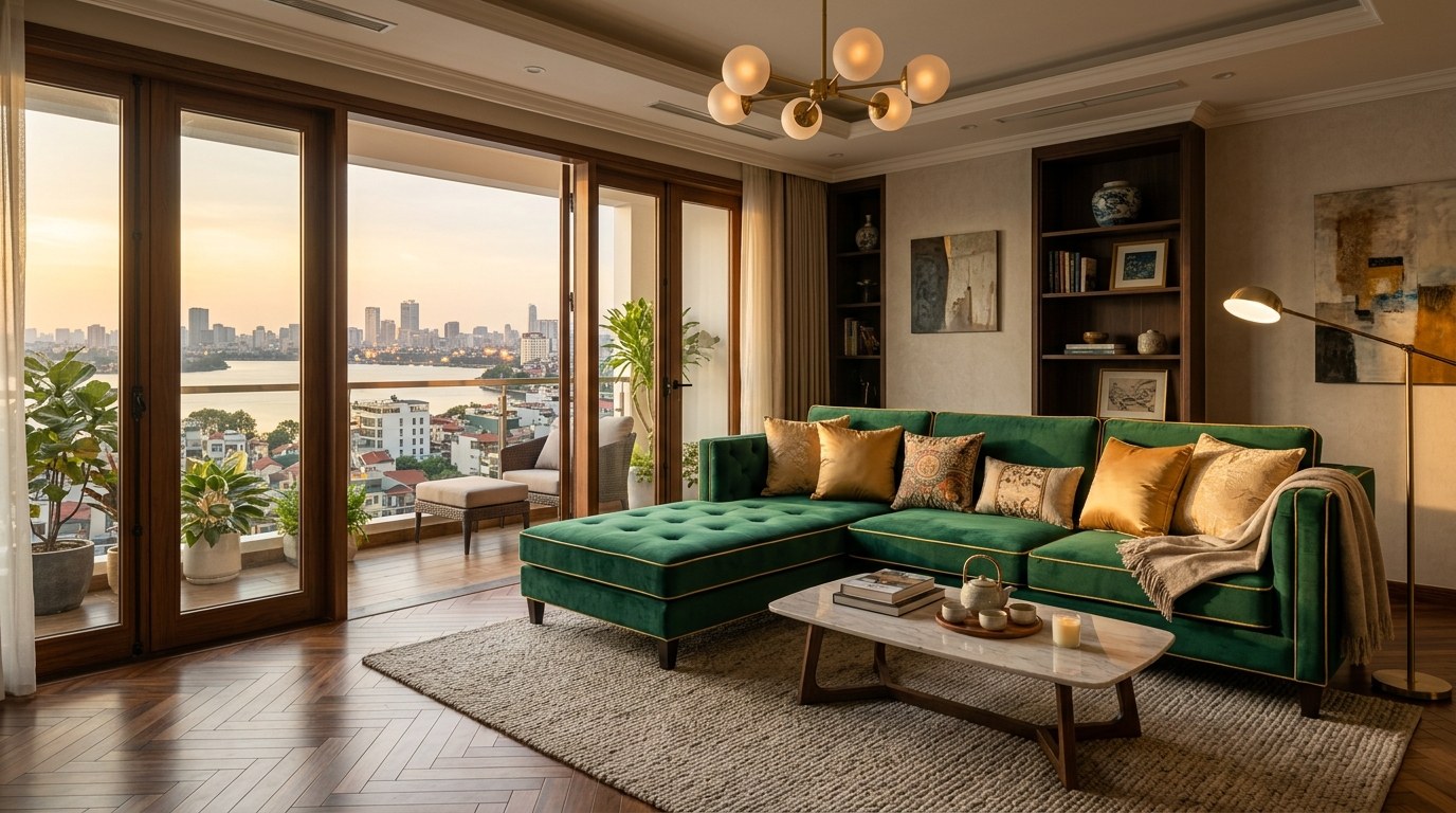 Dịch vụ bọc ghế sofa da bò Ý và vải nỉ cao cấp tại Phú Nhuận TPHCM