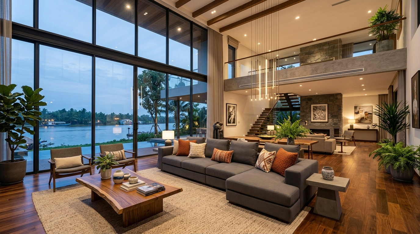 Bộ ghế sofa bọc lại thực tế hoàn thiện tại dong-nai
